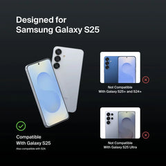 InvisiGlass Treated Screen Protector for Samsung Galaxy S25/S24