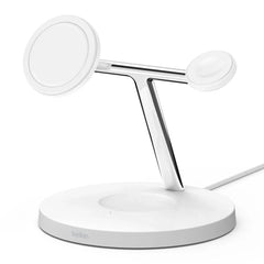 3-in-1 Wireless Charger with MagSafe 15W (Certified Refurbished)
