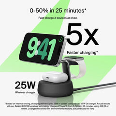 3-in-1 Magnetic Charging Dock with Qi2 25W