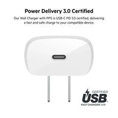 USB-C PD 3.0 PPS Wall Charger 30W