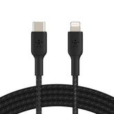 Braided USB-C to Lightning Cable (1m / 3.3ft, Black)
