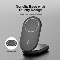 Magnetic Foldable Wireless Charger with Qi2 15W
