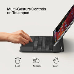 Pro Keyboard Case with Magnetic Stand for iPad Air 10.9" and iPad Pro 11"