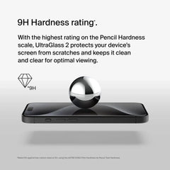 UltraGlass 2 Treated Screen Protector for iPhone 15 Pro