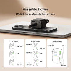 Retractable Car Charger 75W