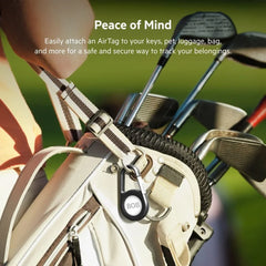 Secure Holder with Carabiner for AirTag