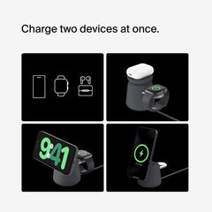 2-in-1 Wireless Charging Dock with Qi2 15W