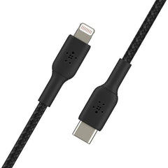 Braided USB-C to Lightning Cable (1m / 3.3ft, Black)