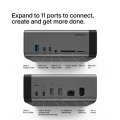 USB-C 11-in-1 Pro GaN Dock 150W