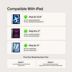 Pro Keyboard Case with Magnetic Stand for iPad Air 10.9" and iPad Pro 11"