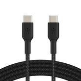 Braided USB-C to USB-C Cable (1m / 3.3ft, Black)