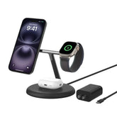 3-in-1 Magnetic Wireless Charging Stand with Qi2 15W