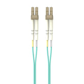 Fiber Patch Cable 10 Gig Aqua 50/125 LC/LC1 Meter