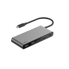 7-Port USB-C Hub with Dual USB-C Ports