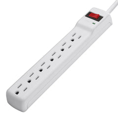 6-Outlet Surge Protector with 3-foot Power Cord