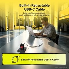 Retractable GaN Wall Charger 67W