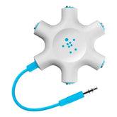 5-Jack 3.5 mm Audio Headphone Splitter