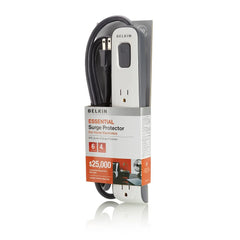 6-outlet Surge Protector with 4ft Power Cord