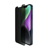 TemperedGlass Privacy Treated Screen Protector iPhone 16e / iPhone 14 / iPhone 13 / iPhone 13 Pro