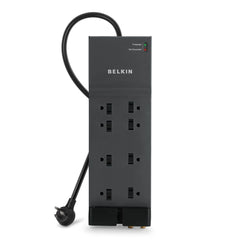 8-Outlet Home/Office Surge Protector w/Telephone Line + Extended Cord