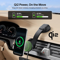 Magnetic Wireless Charging Car Dash Mount