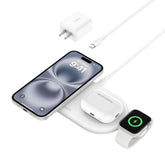 3-in-1 Magnetic Wireless Charging Pad with Qi2 15W