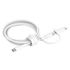 2-in-1 Cable with USB-C and Lightning Connector