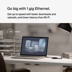 USB-C to Ethernet + Charge Adapter 100W
