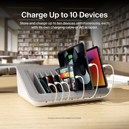 10-Device AC Charging Station