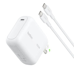 USB-C GaN Wall Charger 100W + USB-C Cable