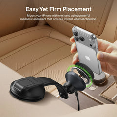 Magnetic Wireless Charging Car Dash Mount