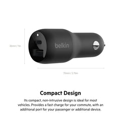 Dual Car Charger with PPS 37W