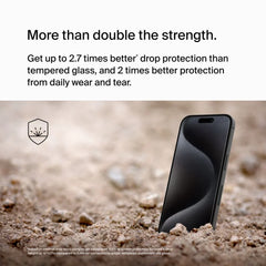 UltraGlass 2 Treated Screen Protector for iPhone 15 Pro