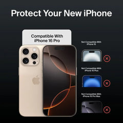 InvisiGlass Treated Screen Protector for iPhone 17 / iPhone 16 Pro