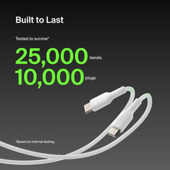 USB-C to USB-C Cable (1m / 3.3ft, White)