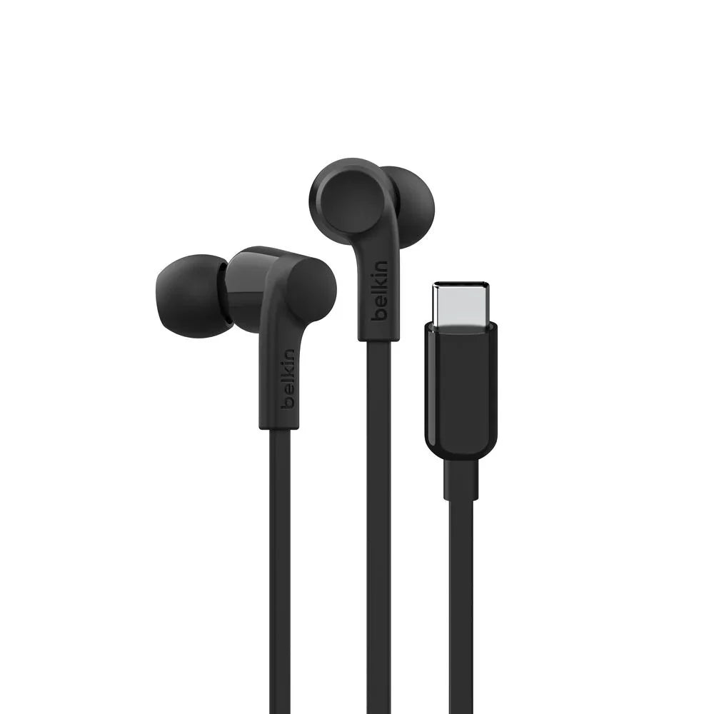 USB-C Wired Earbuds with Adjustable Volume Limiter