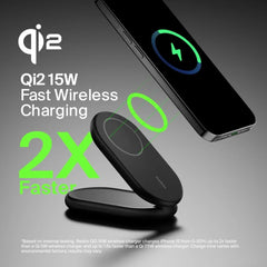 Magnetic Foldable Wireless Charger with Qi2 15W