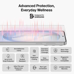 Titan EcoGuard Red Light Screen Protector for Samsung Galaxy S26