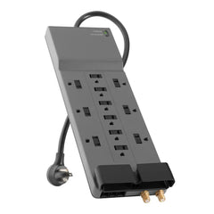12-Outlet Home/Office Surge Protector with 8-foot cord