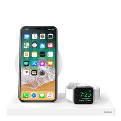Wireless Charging Dock: Wireless Charging Pad + Apple Watch Dock (Certified Refurbished)