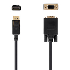 DisplayPort to VGA Cable, M/M, 1080P
