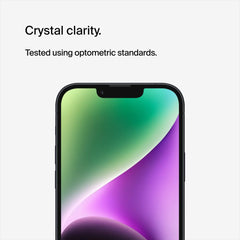 TemperedGlass Privacy Treated Screen Protector iPhone 16e / iPhone 14 / iPhone 13 / iPhone 13 Pro