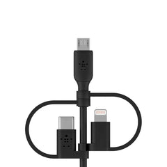 Universal Cable 15W (USB-A cable with USB-C, Micro-USB and Lightning connectors)