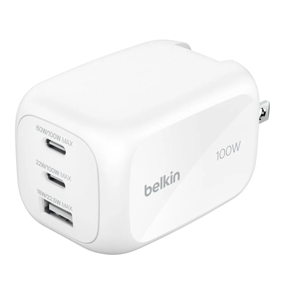 3-Port GaN Wall Charger 100W