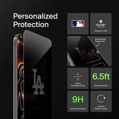 Los Angeles Dodgers Custom Glass Screen Protector
