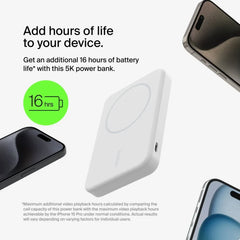 Magnetic Power Bank with Qi2 15W 5K