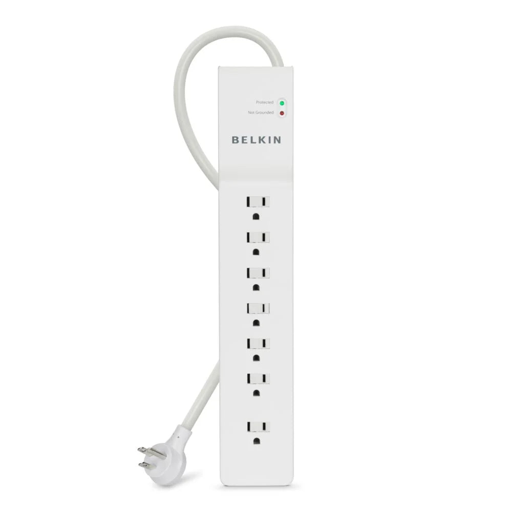 7-Outlet Commercial Surge Protector 7' Cord