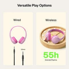 Wireless On-Ear Headphones for Kids