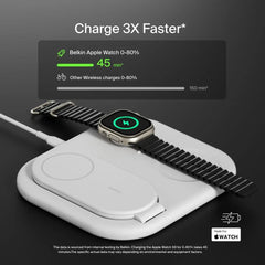 3-in-1 Magnetic Foldable Wireless Charger with Qi2 15W