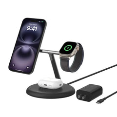 3-in-1 Magnetic Wireless Charging Stand with Qi2 15W